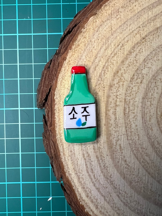 Onigiri + soju magnet