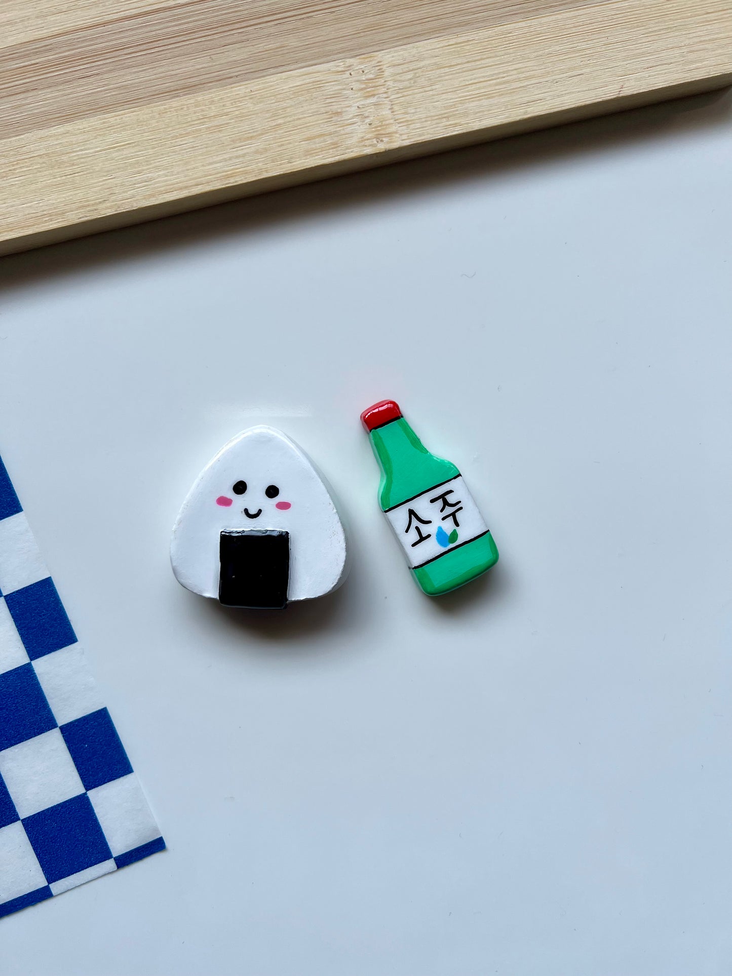 Onigiri + soju magnet