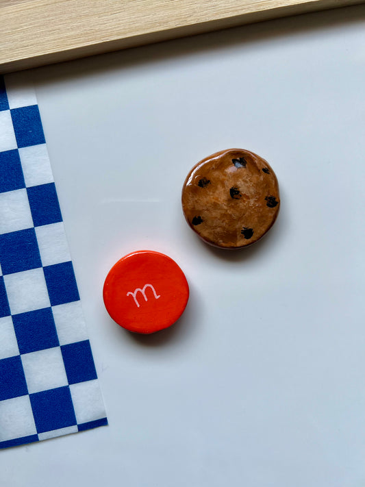 Cookie + M&M magnet