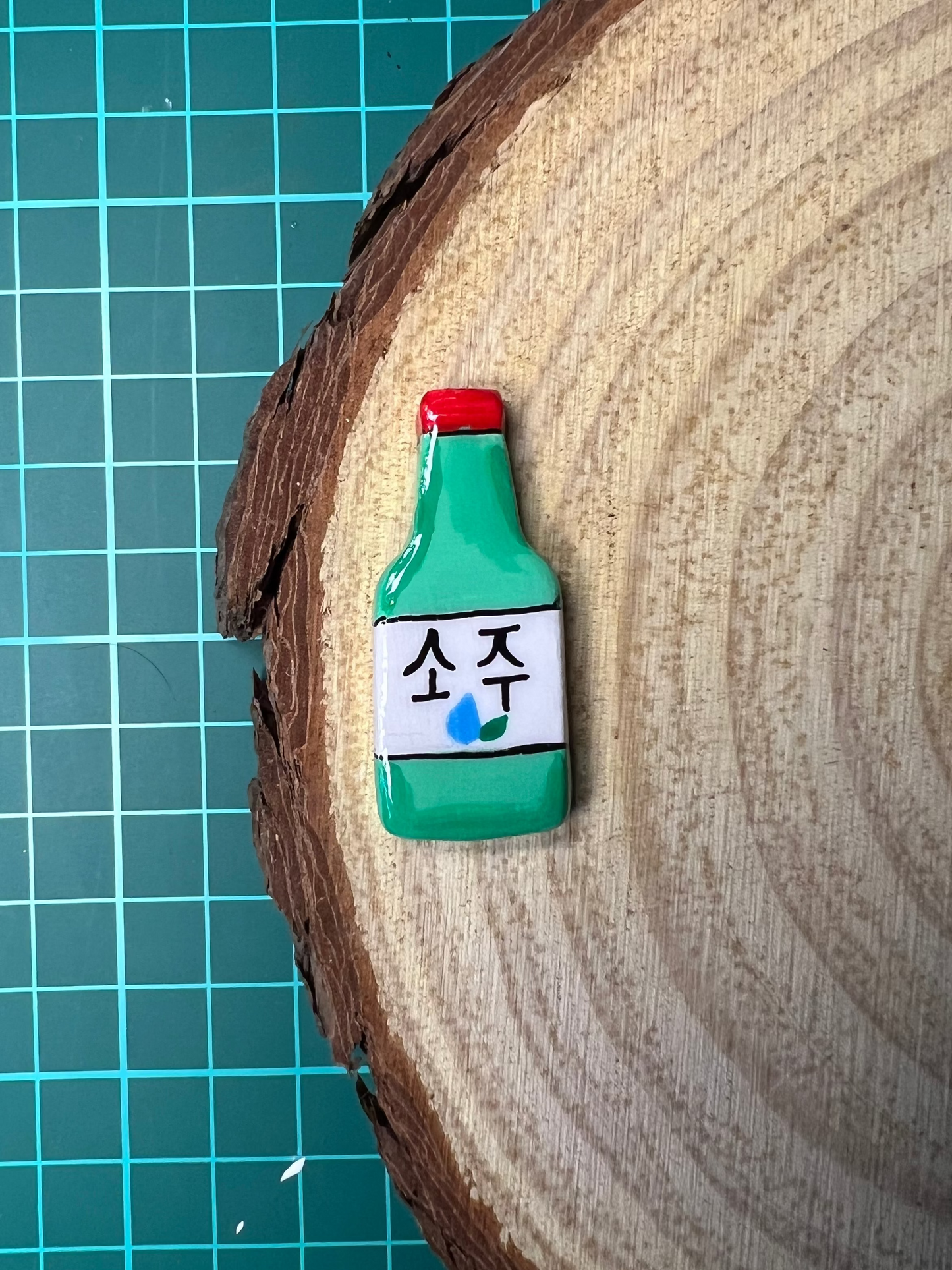 Onigiri + soju magnet